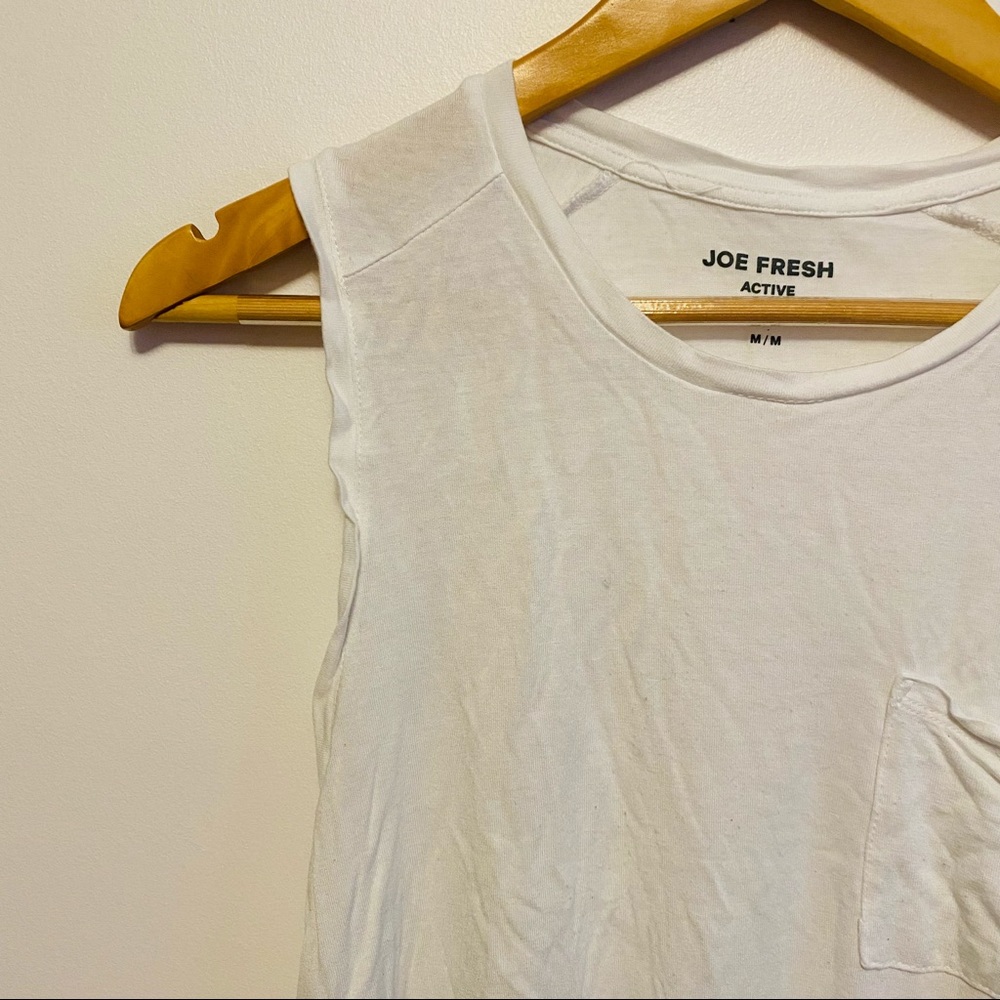White work out tank